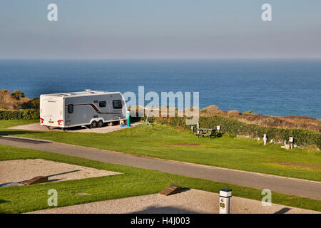 Ayr Holiday Park; St Ives; Cornwall; UK Stockfoto