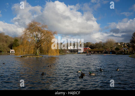 Helston Bootfahren See; Cornwall; UK Stockfoto