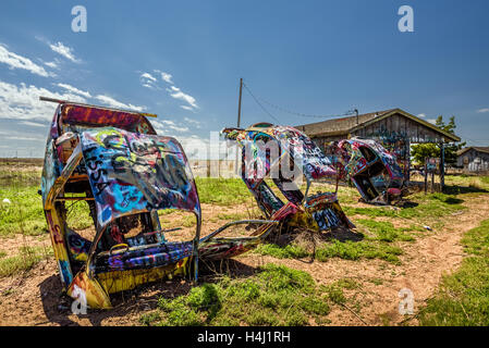 Bugg Ranch auf der historischen Route 66 Stockfoto