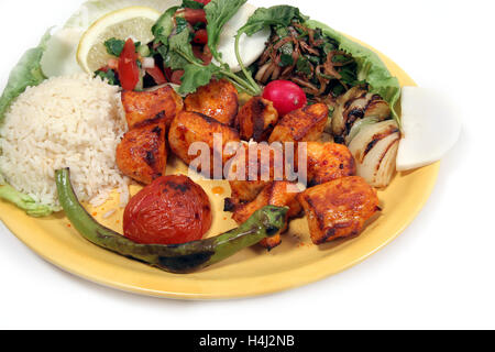 Huhn Huhn / Shish Kebab Stockfoto