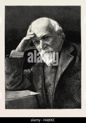 Robert Browning, 1812-1889, ein englischer Dichter und Dramatiker Stockfoto