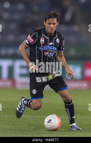 Graz, Österreich. 15. Oktober 2016. Uros Matic (Sturm) Fußball: Österreichische "Bundesliga" match zwischen SK Sturm Graz 1-0 SV Ried in der Merkur-Arena in Graz, Österreich. © Maurizio Borsari/AFLO/Alamy Live-Nachrichten Stockfoto