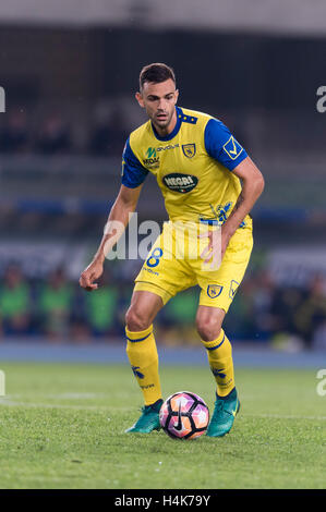 Verona, Italien. 16. Oktober 2016. Ivan Radovanovic (Chievo) Fußball: Italienische "Serie A" match zwischen Chievo Verona 1-3 AC Milan im Stadio Marc'Antonio Bentegodi in Verona, Italien. © Maurizio Borsari/AFLO/Alamy Live-Nachrichten Stockfoto