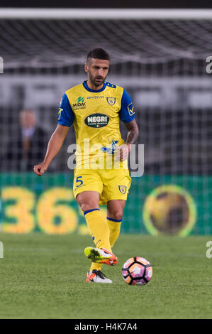 Verona, Italien. 16. Oktober 2016. Alessandro Gamberini (Chievo) Fußball: Italienische "Serie A" match zwischen Chievo Verona 1-3 AC Milan im Stadio Marc'Antonio Bentegodi in Verona, Italien. © Maurizio Borsari/AFLO/Alamy Live-Nachrichten Stockfoto