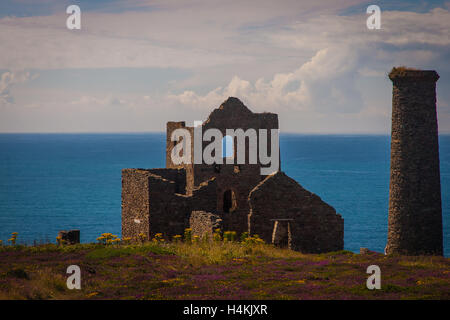 Wheal Coates aufgegeben Zinnmine im nördlichen Teil von Cornwall Stockfoto