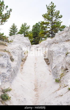 Oregon Trail Furchen State Historic Site Stockfoto