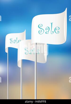 Flags für Verkaufsaktionen Stock Vektor