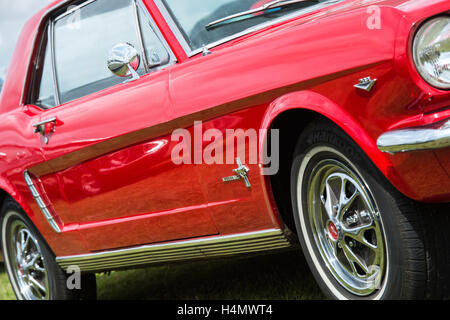 1965 Ford Mustang. Amerikanische Oldtimer Stockfoto