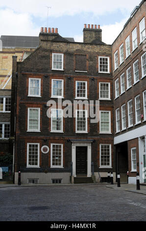 Dr. Samuel Johnson House, Gough Square, London, UK Stockfoto