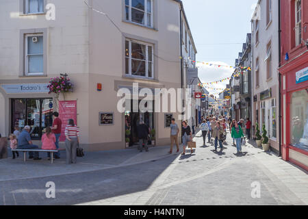 Stadtmitte Haverfordwest, Pembrokeshire, Wales, UK Stockfoto