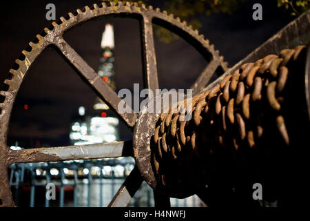 Die Scherbe von Custom House Quay angesehen Stockfoto