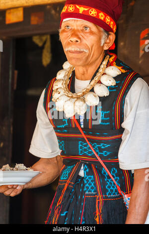 Mensch in der Zeremonie. Stockfoto