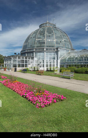 PALME HAUS ANNA SCRIPPS WHITCOMB CONSERVATORY (©ALBERT KAHN 1902) BOTANISCHER GARTEN BELLE ISLE PARK DETROIT MICHIGAN USA Stockfoto