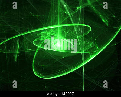 Abstrakte Lightpainting - Digital generiert Stockfoto