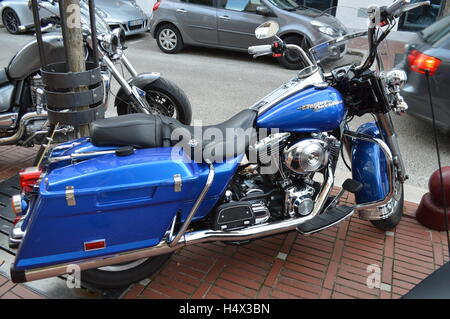 Motorrad, Fahrrad, Le Touquet, Frankreich Stockfoto