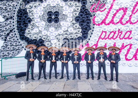 Tänzer-Teilnahme am 23. internationalen Mariachi & Charros Festival in Guadalajara Mexiko Stockfoto