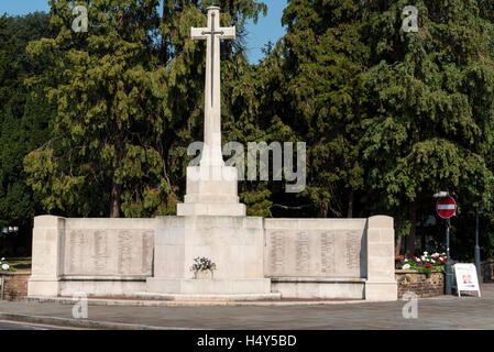 Kriegerdenkmal bei Ware, Hertfordshire Stockfoto