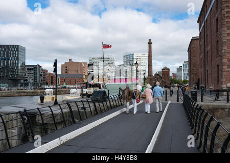 Hartley Quay am Albert Dock, Liverpool Stockfoto