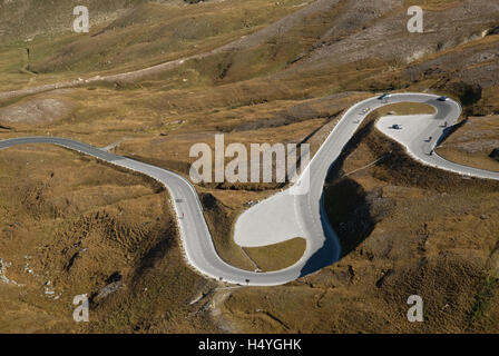 Mt. Großglockner Hochalpenstraße, Alpenstraße, Nationalpark Hohe Tauern, Salzburg, Österreich, Europa Stockfoto