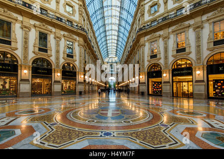 Galleria Vittorio Emanuele II, Mailand, Lombardei, Italien Stockfoto