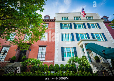 Der Präsident Guest House (Blair House) in Washington, DC. Stockfoto