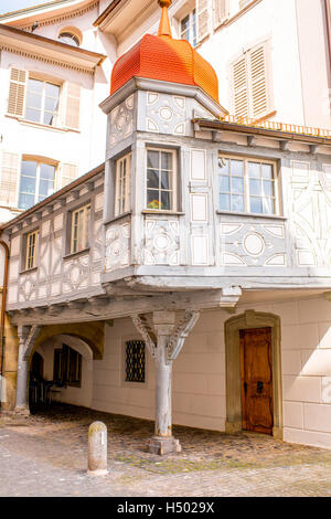 Haus in der Stadt Luzern Stockfoto