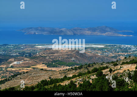 Salt Lake-Alikes an den Ufern des Mittelmeers auf der Insel Kos in Griechenland Stockfoto