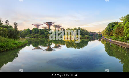 Singapur-Gärten an der Bucht Stockfoto