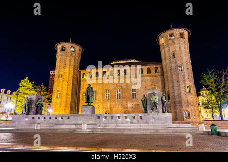 Denkmal zu Ehren von Emanuele Filiberto in Turin - Italien Stockfoto