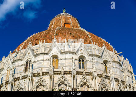 Details zu Pisa Baptisterium des Heiligen Johannes - Italien Stockfoto