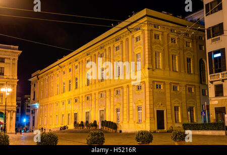 Ansicht des Palazzo Ducale in Genua, Italien Stockfoto