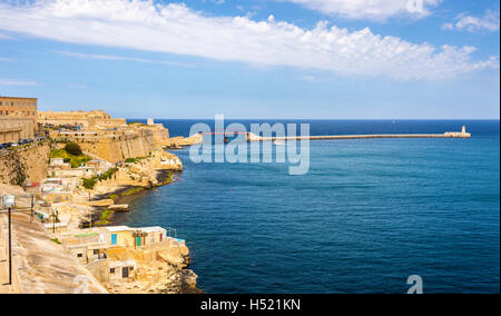 Grand Harbour in Valletta - Malta Stockfoto