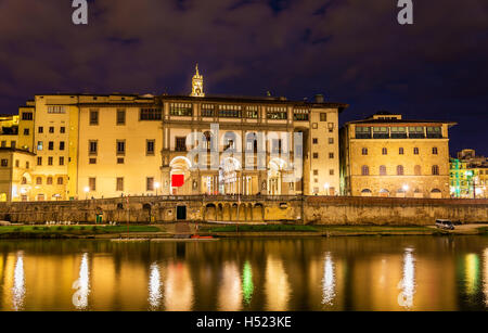 Ansicht der Böschung in Florenz - Italien Stockfoto