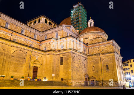 Basilika San Lorenzo in Florenz - Italien Stockfoto