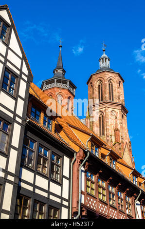 Blick auf die Johannis-Kirche in Göttingen - Deutschland, Niedersachsen Stockfoto