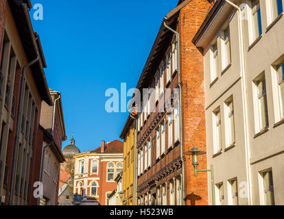 Häuser in der Innenstadt von Göttingen - Deutschland Stockfoto