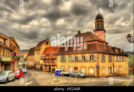 Gebäude in Wasselonne - Bas-Rhin, Elsass, Frankreich Stockfoto