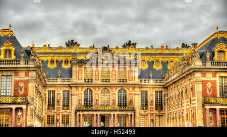 Fassade des Palastes von Versailles - Frankreich Stockfoto