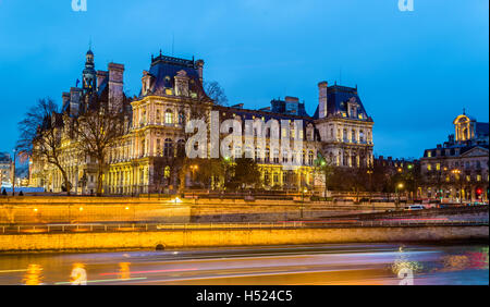 Hotel de Ville (Rathaus) von Paris - Frankreich Stockfoto