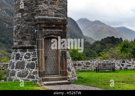 Glenfinnan Monument bis 1745 Landung von Bonnie Prince Charlie zu Beginn der jakobitischen Aufstand, Lochaber, Highlands, Schottland, Vereinigtes Königreich Stockfoto