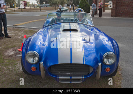 Die Shelby Cobra in den Vereinigten Staaten von Amerika ist eine anglo-amerikanische Sportwagen mit einem Ford-V8-Motor sowohl in Großbritannien und den USA. Stockfoto