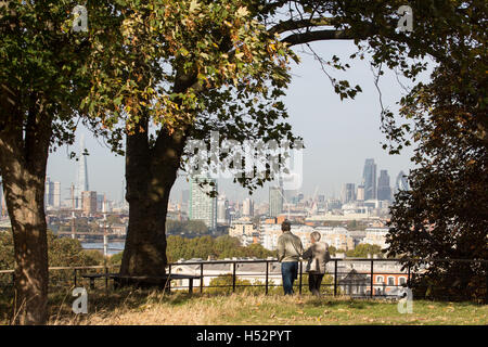 Herbst-Szene im Greenwich Park Stockfoto