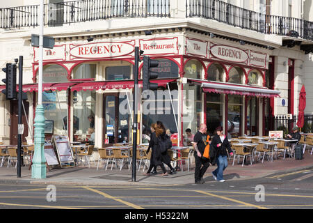 Das Regency Restaurant, ein Seafood Restaurant, Brighton, East Sussex England UK Stockfoto