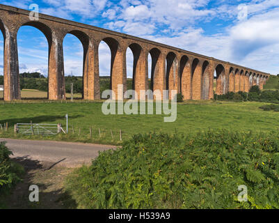 dh-Nairn Eisenbahn-Viadukt NAIRN Tal INVERNESS SHIRE Culloden Moor-Viadukt überspannt den Fluss Nairn Viadukte uk Schottland Stockfoto