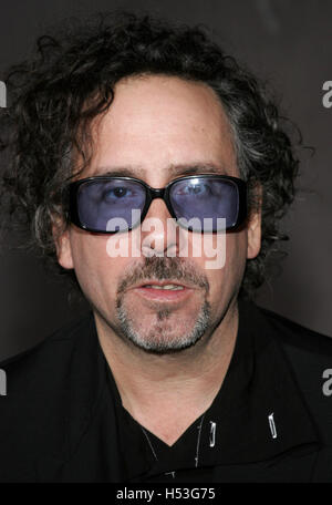 HOLLYWOOD, KALIFORNIEN. Montag, 16. Oktober 2006. Tim Burton besucht die Weltpremiere von "The Nightmare Before Christmas 3D" Credit: Hyperstar/Alamy Stockfoto