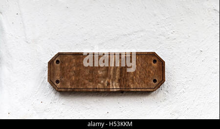 Hintergrund an der Wand eine Tontafel. Stockfoto