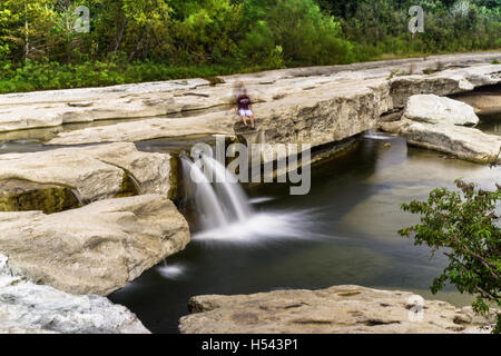 Zwiebel Creek Falls Stockfoto