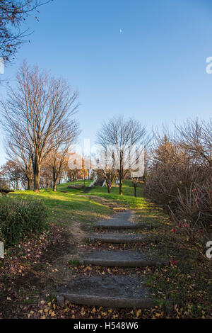 Yuhi keine Oka im Sakuragaoka Park, Tama City, Tokyo, Japan Stockfoto