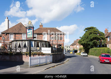 Roebuck Inn, Weststraße, Harrietsham, Kent, England, Vereinigtes Königreich Stockfoto