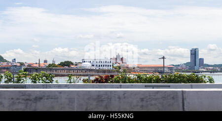 Panama-Stadt, Panama - 15.Juni: Casco Viejo oder Altstadt von Panama City. 15. Juni 2016, Panama City, Panama. Stockfoto